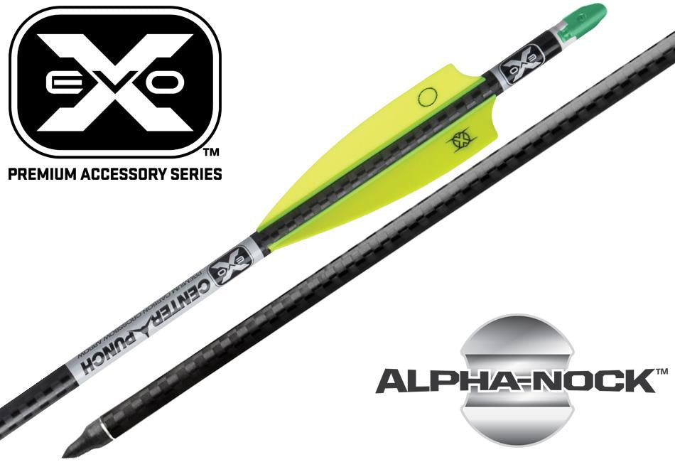 Ten Point EVO-X CenterPunch Carbon Arrows 20 Inch Molded Alpha Nocks 6pk