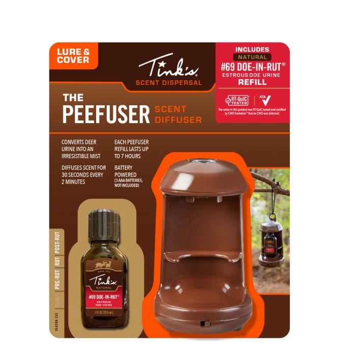 Tink's PeeFuser Deer Scent Diffuser with #69 Natural Refill