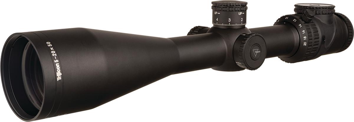 Trijicon AccuPoint 5-20x50mm MRAD Ranging Crosshair w/ Green Dot Reticle Rifle Scope