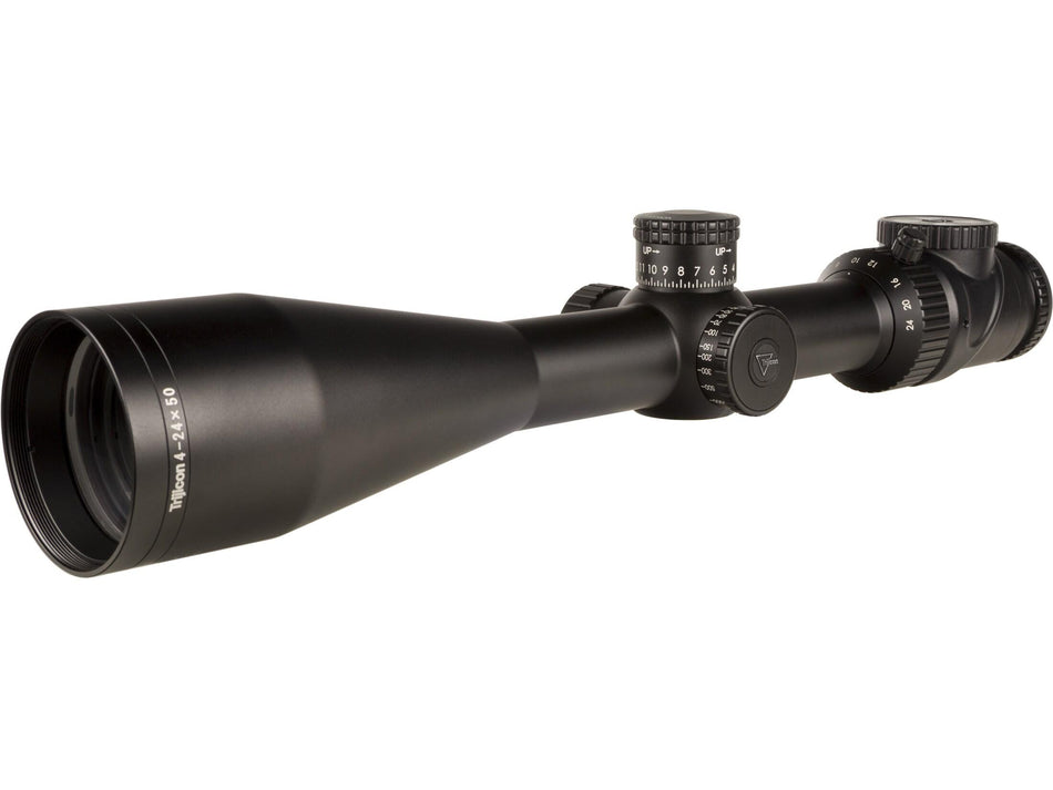 Trijicon AccuPoint 4-24x50mm MOA Ranging Crosshair with Green Dot Reticle Rifle Scope