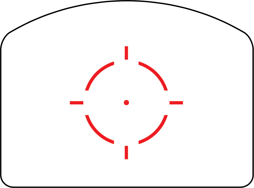 Trijicon RMR HD 1 MOA Red Dot with 55 MOA Circle Red Dot & Reflex Sight
