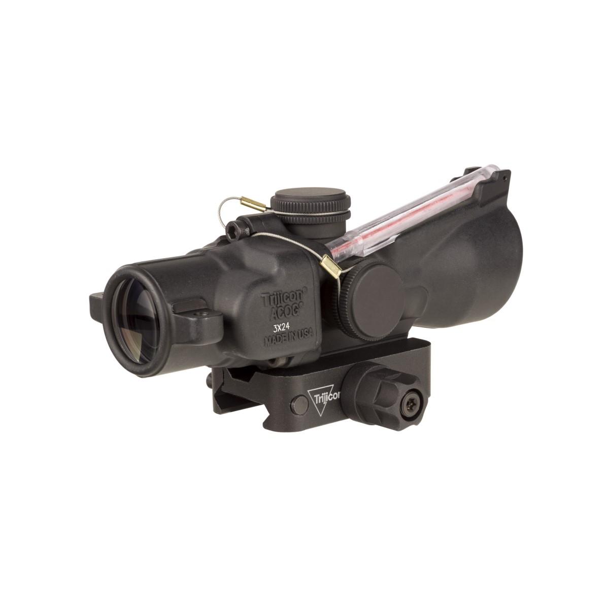 Trijicon ACOG 3x24 Compact Scope Low Profile Red Horseshoe Reticle
