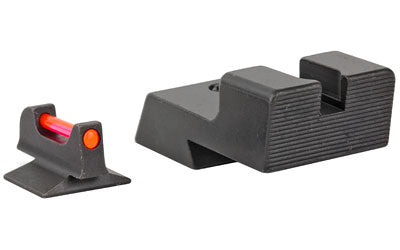 Trijicon CA728-C-601038 Fiber Sight Set, 1911 Novak Low Mount Dovetail, Red/Green Fiber