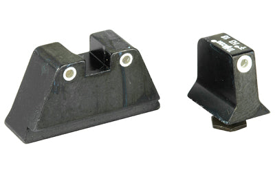 Trijicon GL201-C-600650 Bright & Tough Suppressor Night Sights, Glock 17/19/22/23 Series, Green/Orange