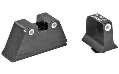 Trijicon GL201-C-600651 Suppressor Height Night Sights, Glock 9mm/.40/.357, Green/Yellow Tritium
