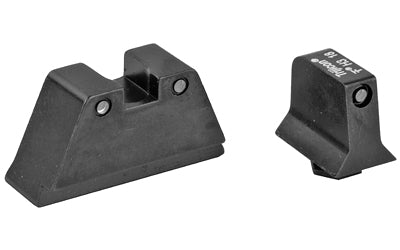 Trijicon GL204-C-600698 Suppressor Height Night Sights, Glock 20/21/29/30/41 S/SF, Black Front & Rear