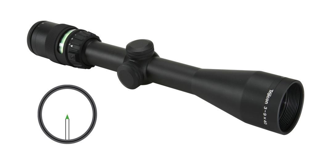 Trijicon AccuPoint 3-9x40mm Green BAC Triangle Post Reticle Rifle Scope