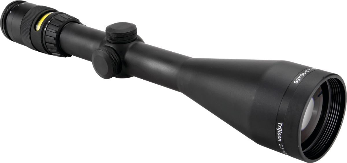 Trijicon AccuPoint 2.5-10x56mm Mil-Dot Crosshair with Amber Dot Reticle Rifle Scope