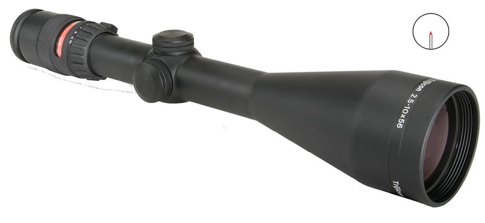 Trijicon AccuPoint 2.5-10x56mm Red Triangle Post Reticle Rifle Scope