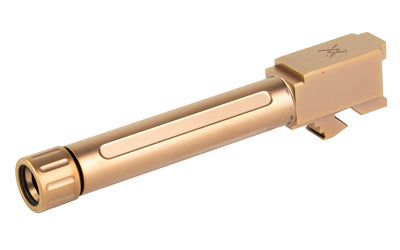 True Precision TP-G19B-XTC Threaded 9mm Barrel for Glock 19, Copper TiCN Coat, 1/2x28 Threads