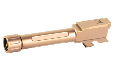 True Precision TP-G43B-XTC Threaded 9mm Barrel for Glock 43 and 43X, Copper TiCN, 1/2x28 Threads