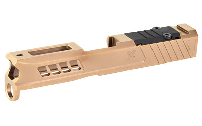 True Precision Glock 43/43X Axiom Slide, RMS Optic Cut, Copper TiCN Coating TP-G43S-C-RMS