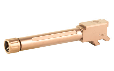 True Precision CZ P-10C 9MM Threaded Barrel with Thread Protector, Copper TiCN TP-P10CB-XTC