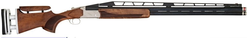 TriStar 35416 TT-15A Double Trap 12 Gauge Shotgun - 32in Adjustable Rib Barrel, Walnut Stock, Right Hand