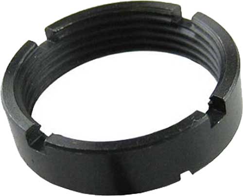 JE AR-15 Mil-Spec Castle Nut, Steel, Black Finish