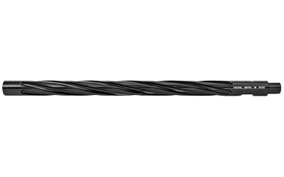 Tactical Solutions XRBRLPERFBLK 16.5 Inch Spiral Fluted 6061-T6 Aluminum Barrel, 1/2x28 Threaded, Gloss Black, For 10/22 or X-Ring