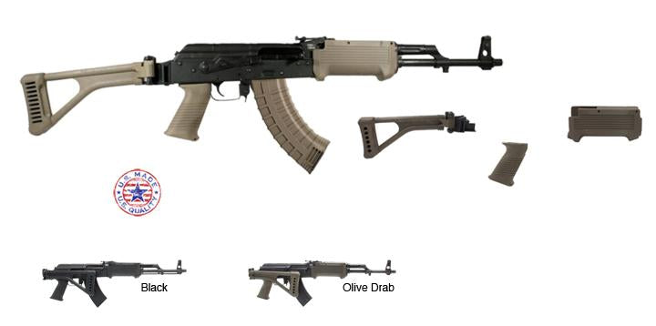 Tapco Intrafuse Folding Stock for AK Rifles Flat Dark Earth