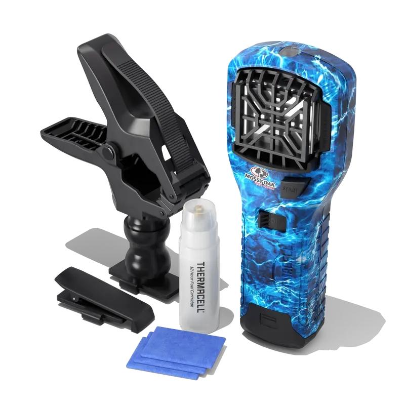 Thermacell MR300 Mossy Oak Portable Mosquito Repeller and Clamp Bundle