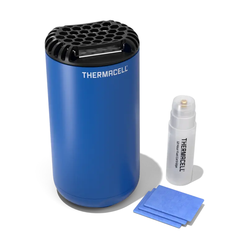 Thermacell Patio Shield Outdoor Mosquito Repeller Royal Blue Color