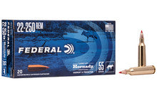 Federal .22-250 Remington V22250VM2 Varmint & Predator Hornady V-Max 55 Grain