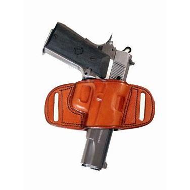 Tagua Quick Draw OWB Leather Holster for Colt 1911 Gov't/Commander/Officers Brown RH