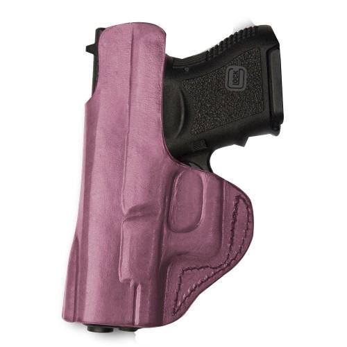Tagua Pink IWB Soft Holster for 1911 3" Saddle Leather Construction