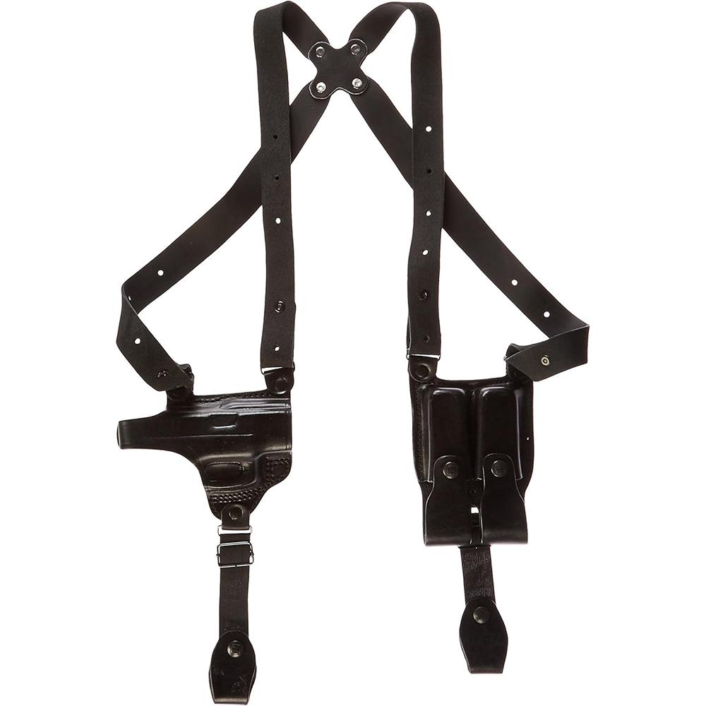 Tagua Premium Leather Shoulder Holster Colt 1911 4" Right Hand Black