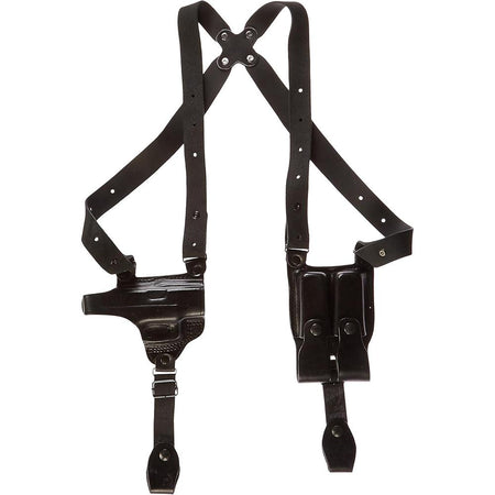 Tagua Premium Leather Shoulder Holster Colt 1911 4" Right Hand Black
