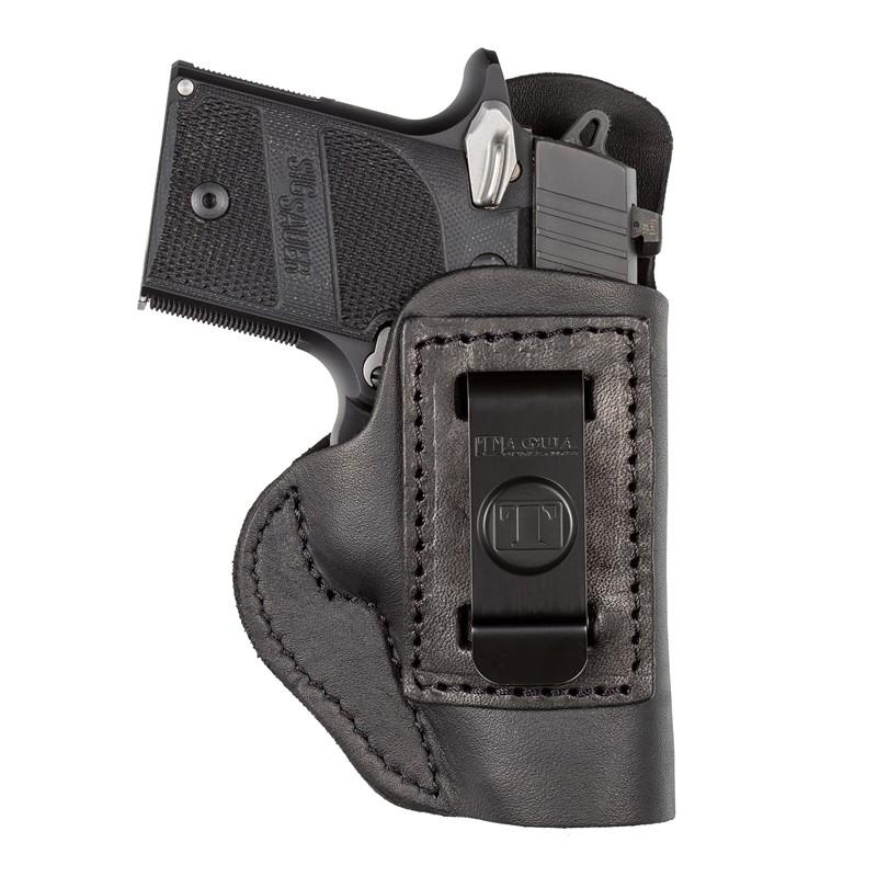 Tagua Super Soft Leather IWB Holster Taurus Judge Pub Defender Black Right Hand
