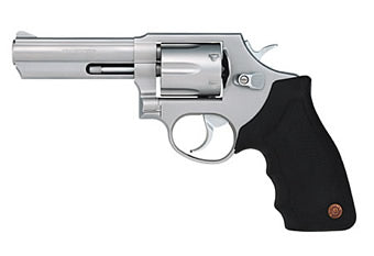 Taurus 65 Medium Frame .357 Mag/.38 Special +P Revolver, 6-Shot, 4" Matte Stainless Steel Barrel/Cylinder/Frame, Rubber Grip