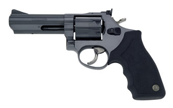 Taurus Model 66 Medium Frame .357 Mag/.38 Special +P Revolver, 7-Shot, 4" Matte Black Oxide Steel Barrel/Cylinder/Frame, Finger-Grooved Rubber Grip, Exposed Hammer