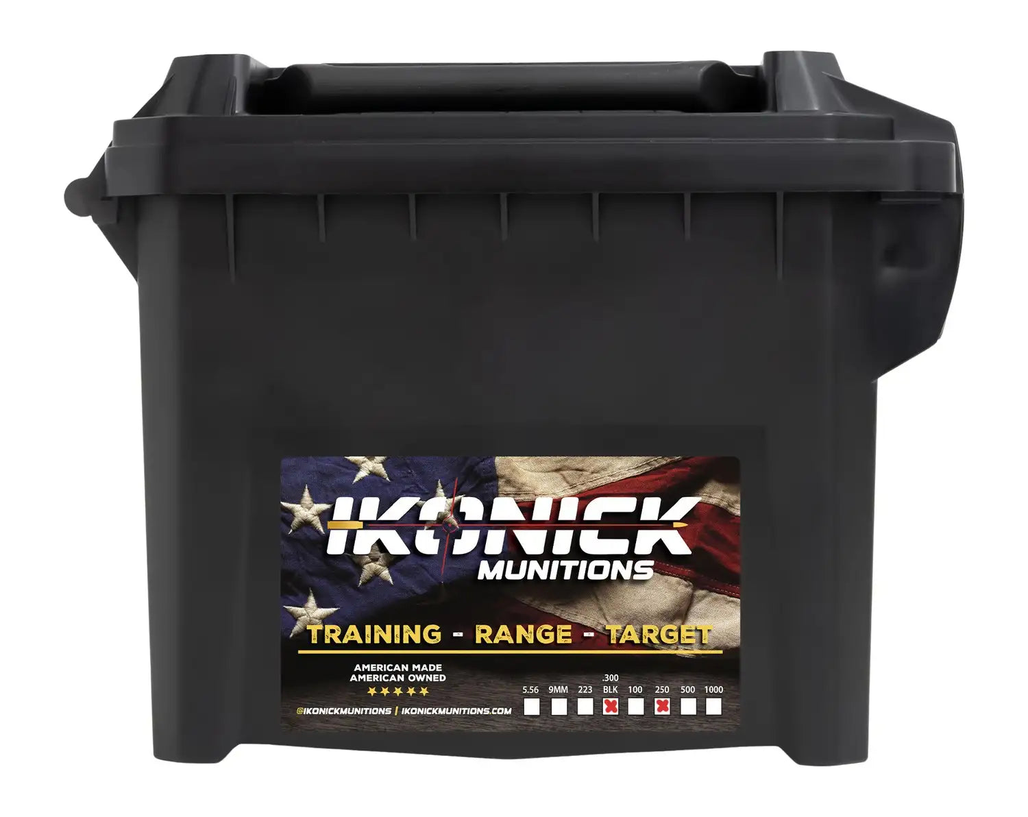 IKONICK IU-300-147FM-C250 300BO 147GR FMJBT 250RDS