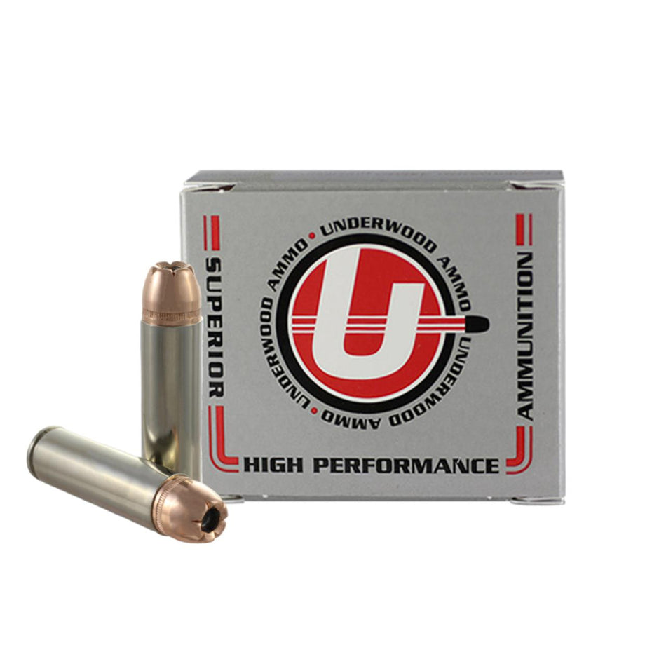 Underwood Ammo .500 Auto Max Rifle Ammo Hollow Point XTP Jacketed Hollow Point JHP 350 grain 