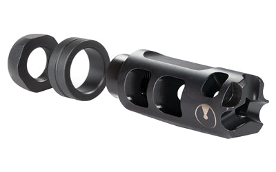 Ultradyne Pulse Muzzle Compensator with Timing Nut, .350 Legend, 1/2x28 Barrel Thread, Black UD11170