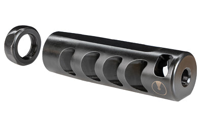 Ultradyne Apollo LR Long Range Compensator, .300 Win Mag, 5/8x24 Thread, Stainless, Black Nitride UD11190