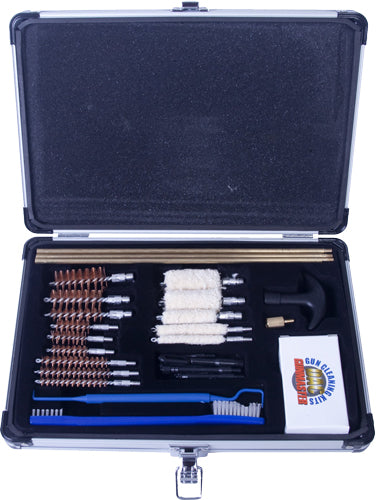 Gunmaster .22 Caliber Universal Cleaning Kit, 30-Piece with Aluminum Case