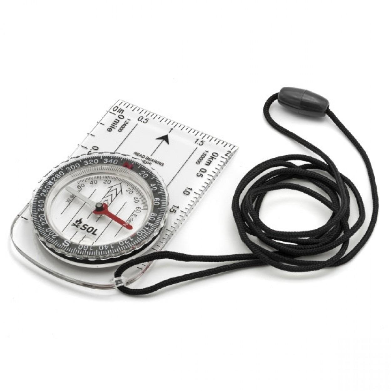 SOL Survive Outdoors Longer Map Compass for Navigation