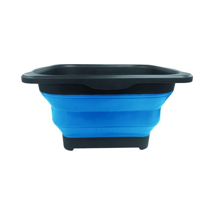 SOL Flat Pack Gear Tub Blue Foldable Camp Storage