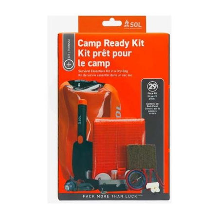 SOL Camp Ready Kit 29-Piece Camping and Survival Set