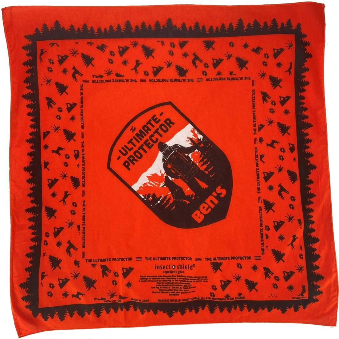 Ben's Insect Shield Dog Bandana Repels Mosquitoes Ticks Fleas and Flies