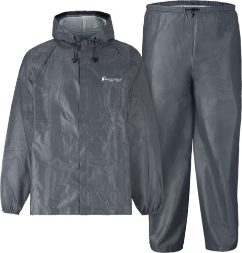 FROGG TOGGS RAIN SUIT MENS ULTRA LITE 2 MED CARBON BLACK