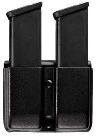 Uncle Mike's Double Mag Kydex Belt Case - Single Row 1911 or Double Row 9mm/.40 Cal