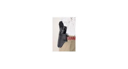 Uncle Mike's Plain Black Nylon AM#1 Belt Slide Holster, Model 8601