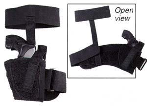 Uncle Mike's Sidekick #16 Ankle Holster for Med & Large Autos 3.25"-3.75" Barrel RH