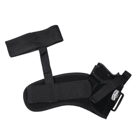 Uncle Mike's Sidekick Right Hand Ankle Holster for Medium Autos .32-.380 Cal 3"-4" Barrel