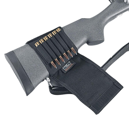 Uncle Mike's Black Cartridge Holder for Rifle Buttstock