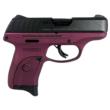 Ruger EC9s 9mm Luger Pistol, 3.12" Barrel, 7-Round Magazine, Black Cherry Frame