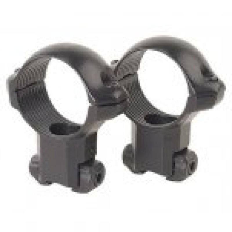 Ruger M77 2-Piece 1" Medium Matte Blued Steel Scope Rings 4B/5B