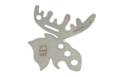 UST Ultimate Survival Technologies Moose Tool Stainless Steel Multi-Tool with Carabiner, Silver 1156818
