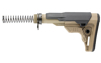 Leapers UTG PRO Mil-Spec Stock Kit, AR-15 Ops Ready S4, FDE Cheek Rest, RBUS4DM